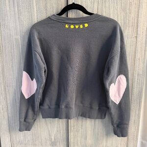 Kerri Rosenthal Sweatshirt Heart Patchwork
